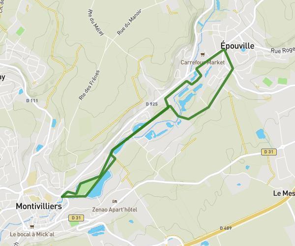 Montivilliers sente des riviéres