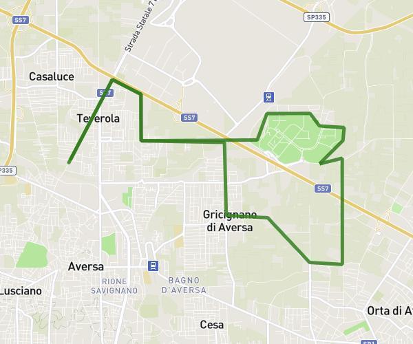Giro Teverola - Vasche Gricignano - Teverola