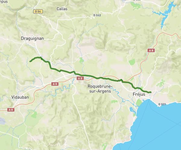 From Fréjus to Les Arcs