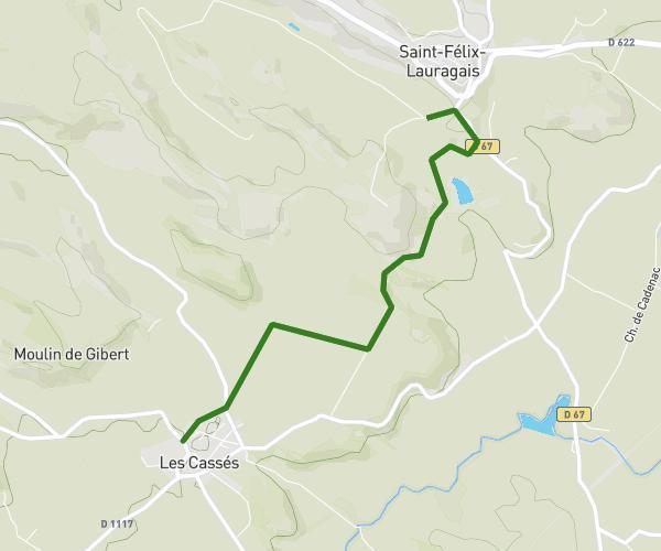 8 km A/R Saint Felix