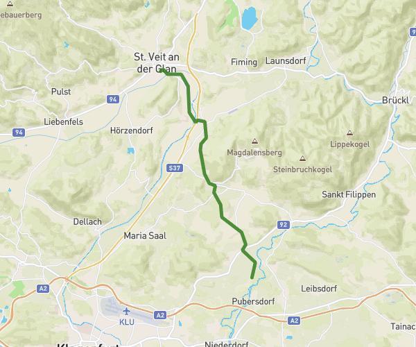 Von Sankt Thomas nach Sankt Veit an der Glan