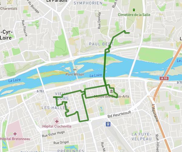 De Tours à Impasse 16 Rue du Nouveau Calvaire