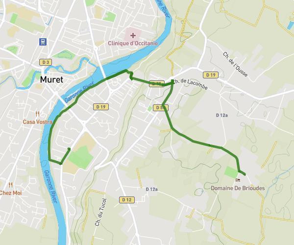 Autour de Muret départ Brioude