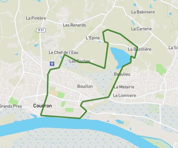 Tour du lac et du bourg de Couëron