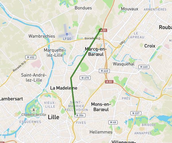 De Stade Gilles d'Halluin à Lille