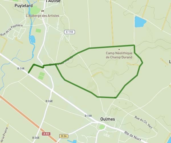 De Rives-d'Autise à Rue des Rochereaux