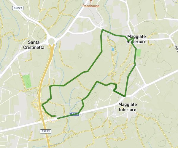 Giro ad anello intorno a Hotel San Francesco (nord)