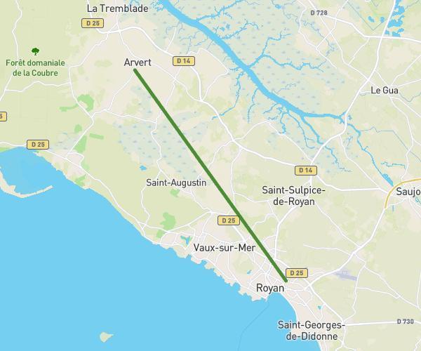 De Arvert à Royan