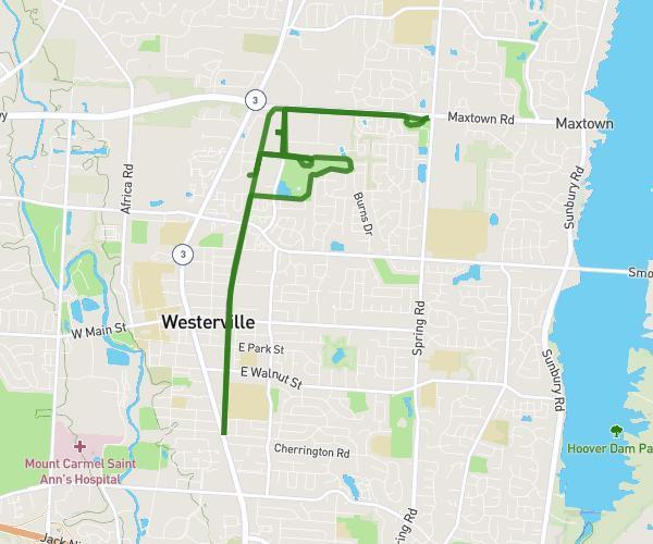 From 121 Passport Health Westerville Travel Clinic to Delaware