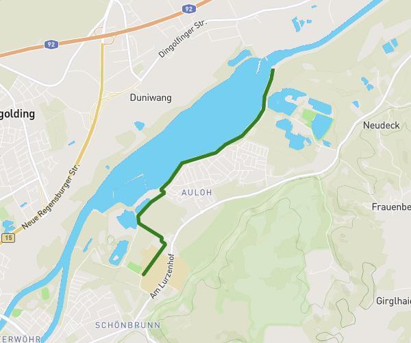 Wendepunktstrecke Isar 8km