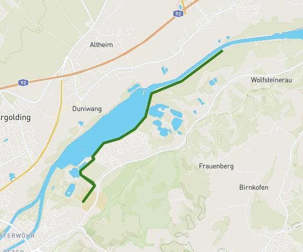 Wendepunktstrecke Isar 12km