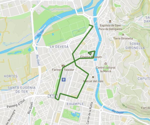 De Girona a Carril bici