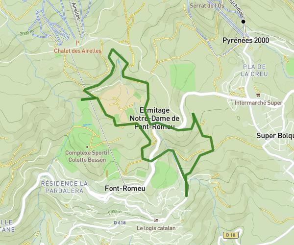 Autour de Font-Romeu-Odeillo-Via