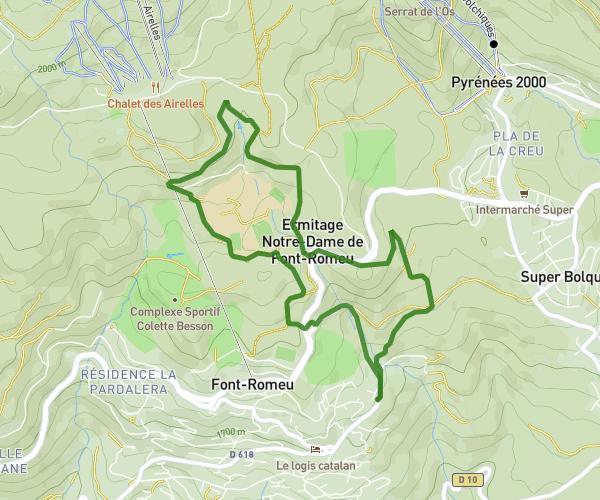 Autour de Font-Romeu-Odeillo-Via