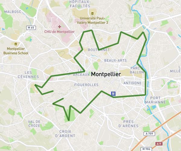 Autour de Montpellier