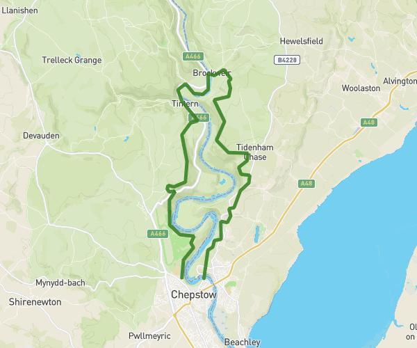 From Chepstow to Chepstow Leisure Centre Car Park
