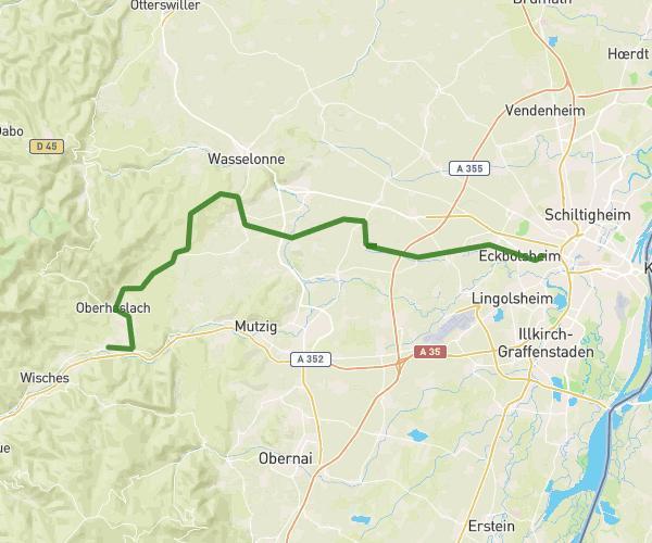 De Strasbourg à Urmatt