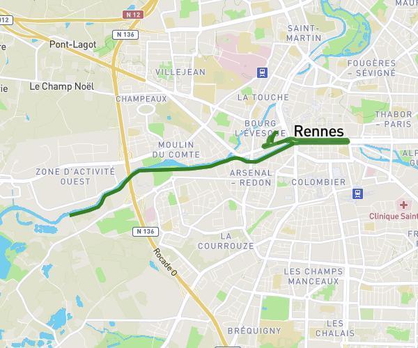De Mail François Mitterand à Rennes