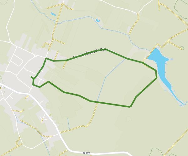 Étang du Coin depuis Lans