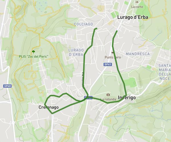 Da Lurago d'Erba a ACI Agenzia Pratiche Auto