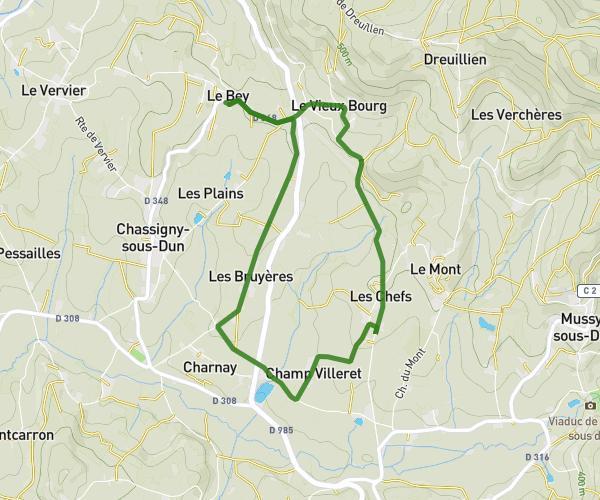 chapelle, vieille route, bruyères