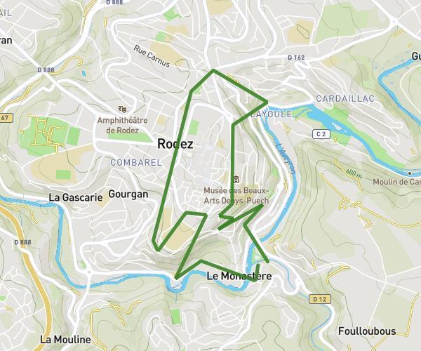 De Place de la République à Route du Puech