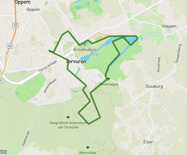 13,5km par Ijsedreef en Paterdreef