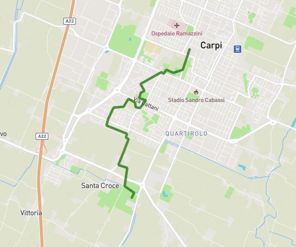 Da Carpi a Parco Santacroce