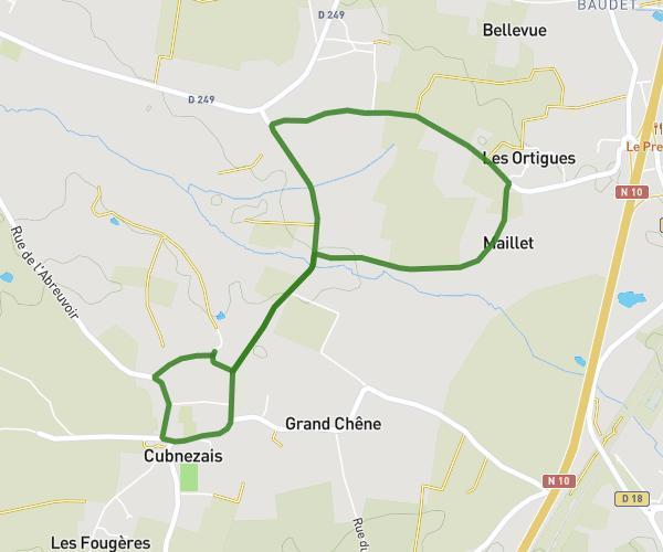 Autour de Cubnezais