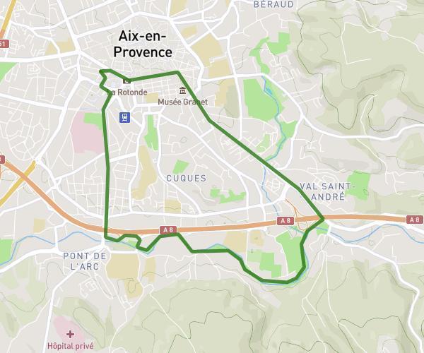 Autour de Aix-en-Provence