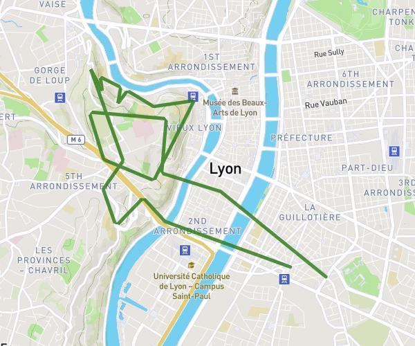 De Lyon à Rue de la Madeleine