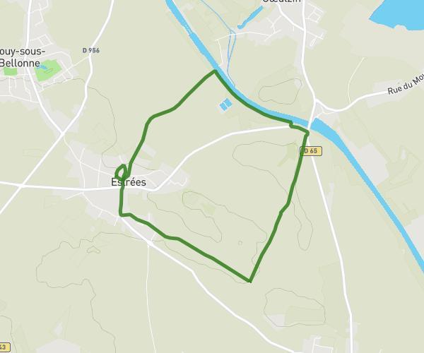 Autour de Estrées