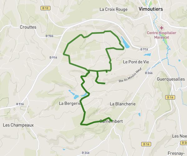 Autour de Mairie de Camembert