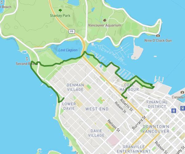 Coal harbour-English bay loop