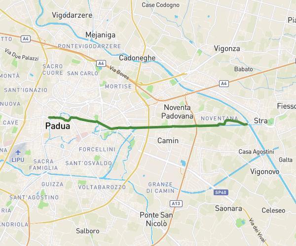 Da Padova a Noventa Padovana