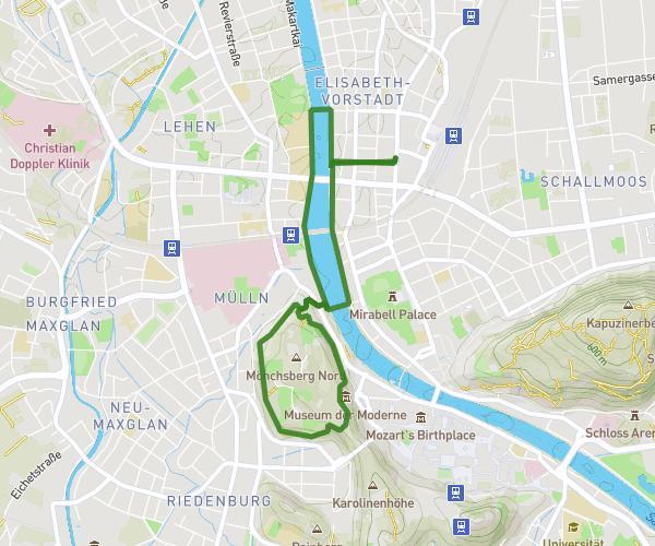 Mönchsberg Lauf