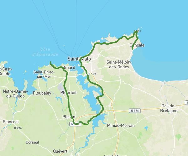 Bike Breizh tour : Étape 2 : Cancale - St Lunaire