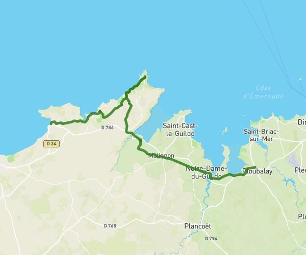 Bike Breizh Tour : Étape 3 : St Lunaire - Erquy