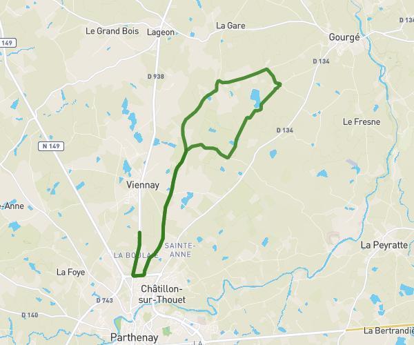 Autour de 87 Route de Thouars