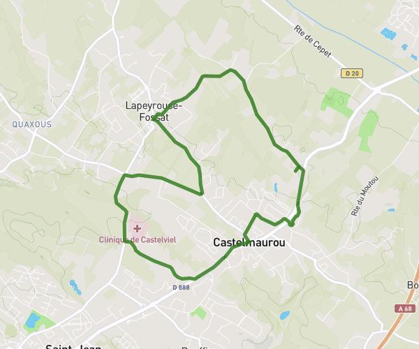 Castelmaurou 10km trajet 2