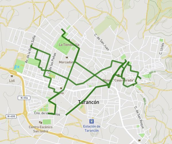 RUTA POR TARANCON PRACTICO ORGANIZACION DE ITINERARIOS - Walking Trail ...