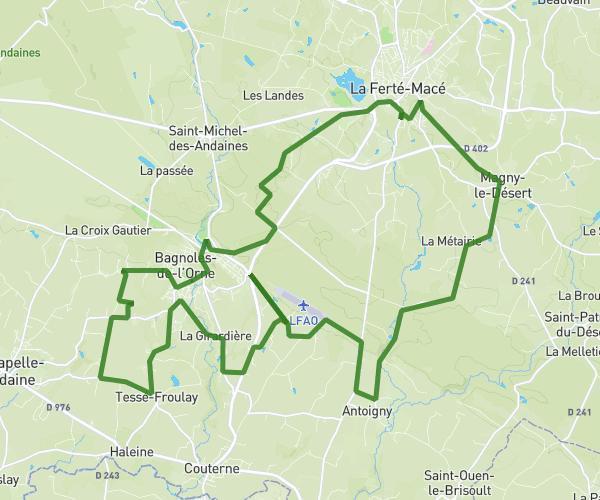 Autour de Bagnoles-de-l'Orne tony