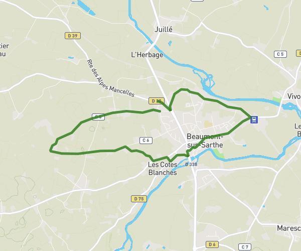 10 km du Maine libre. Entrainement 16